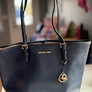 MICHAEL Michael Kors Navy Shoulder Bag